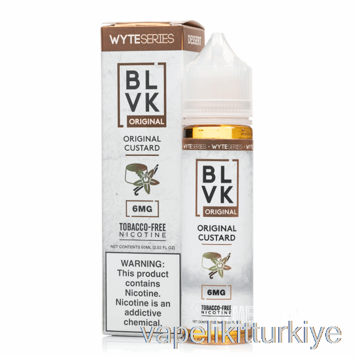 Vape Türkiye Orijinal Muhallebi - Blvk - 60ml 0mg